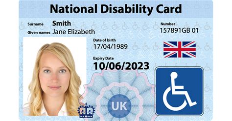 proof of disability card